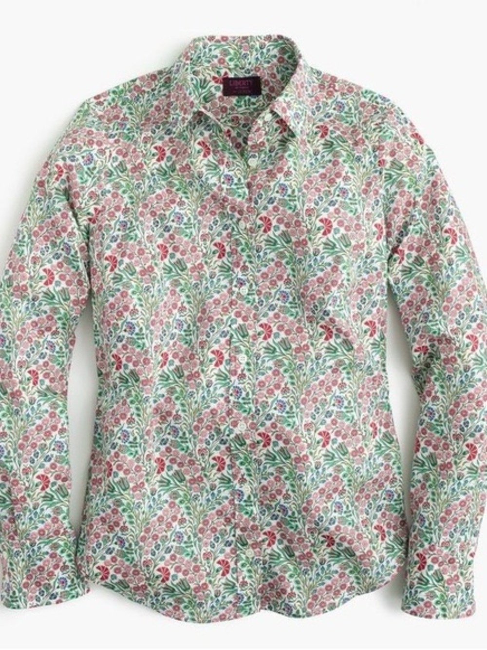 J Crew Liberty Fabrics Isborella Floral Button Down Shirt